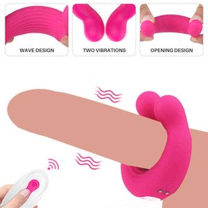 Cockrings Afstandsbediening Penis Clip Vibrator 9 Snelheid Ring voor Testikel Tepel Massage Clitoris Stimulatie Speelgoed Koppels 1123