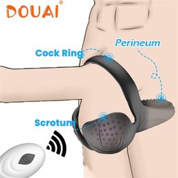 Cockrings Sexy Toys Cockring pour Hommes Testicule Masseur Vibrateur Pénis Cock Ring sur pour Homme Retarder L'éjaculation Penisring Sex Toys pour Hommes 18 220914