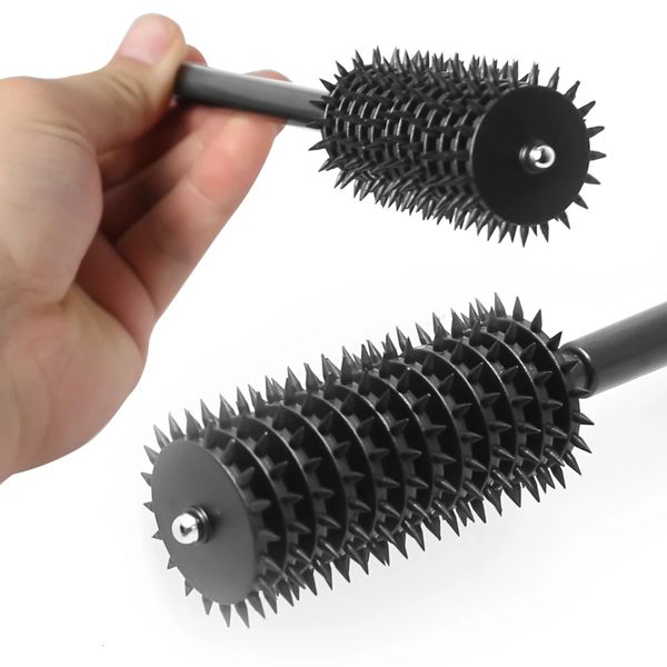 Cockrings à pointes à 12 rangées de rouleaux à pointes Wartenberg Pinwheel BDSM outil jouets sexuels pour couple Pin-picking Sensation Wheel Roller 231128