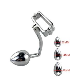 Cockrings Anillos de pene de acero inoxidable Plug anal Juguetes sexuales para hombres Dispositivo de castidad Anillo de gallo cuadrado Bdsm Escroto Maturbators masculinos7054251