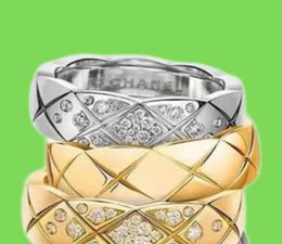 Coco crush lingge ring vrouwelijke overlay ster dezelfde stijl mode persoonlijkheidspaar ringen met cadeau -box9265231