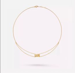 Collier de lune COCO CRUSH Nouveau dans le collier de chaîne de bijoux de luxe pour les femmes pendentif k Gold Heart Designer Ladies Fashion avec boîte d'emballage