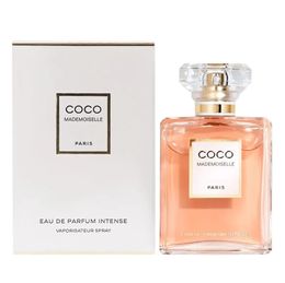 COCO PERFUME 100ML FEMMES PCARRAGE EAU DE PARFUM INTENSE Temps durable bonne odeur Edp Design Brand Lady Girl Girl Perfumes Cologne Body Mist Spray Navire