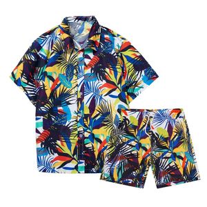 Coconut Palm 3D Imprimer Chemise Ensembles Hommes Casual Mode Manches Courtes Chemises Surdimensionné Short De Plage D'été Streetwear Costumes Vêtements 240321