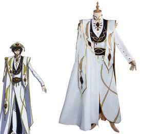 Code Geass Lelouch Lamperou Cosplay kostuum Lelouch van het rebellie -keizer Ver -uniform voor Halloween2583652