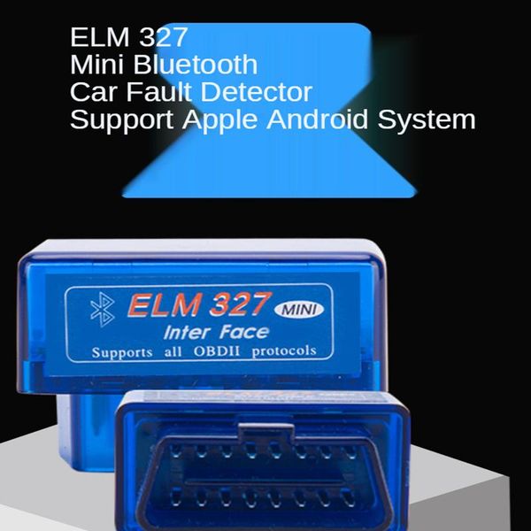Lectores de código Herramientas de escaneo Elm327 Bluetooth Obd2 Escáner Mini Detector de automóvil Herramienta de reparación de diagnóstico para Android Windows