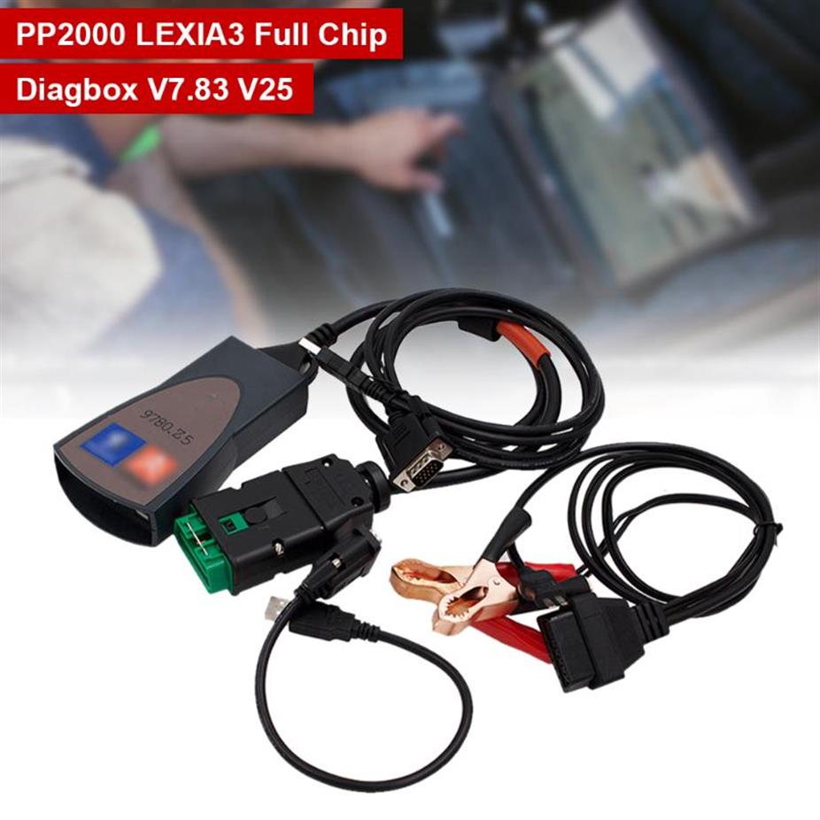 Code Readers & Scan Tools For Car Diagnostic Full Chip Gold Lexia 3 PP2000 921815C Diagbox V9 68 Lexia3 PP 2000 Scanner OBD249U