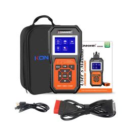 Code -lezers Scan Tools Konnwei KW480 OBD2 Scanner 12V Car Fault Diagnostic Tool ABS ABS Rem Engine Engels/Duits