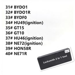 Lecteurs de codes outils de numérisation serrurier 2 en 1 BYDO1 BYDO1R BYDF0 HU49 GT15 GT10 HU46 NE72 HON58R NE71R, serrurier pour tous les Types