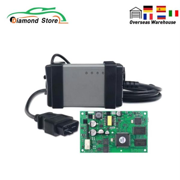 Lectores de código Herramientas de escaneo Modelos Ly Chip completo Vida Dice 2014D 2021A OBD2 Herramienta de diagnóstico de coche Pro Scanner Green Board Multi-Languag2597