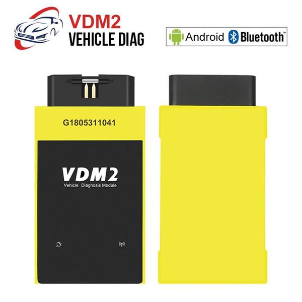 Lecteurs de code Outils d'analyse UCANDAS VDM2 Système complet V5 2 Bluetooth Wifi OBD2 Mise à jour de l'outil de diagnostic VDM II pour Android 2 Scann259N