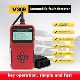 Codelezers Scantools V309 OBD2 OBDII Auto Diagnose Scanner Handheld Fault Reader Repair Tool Universeel