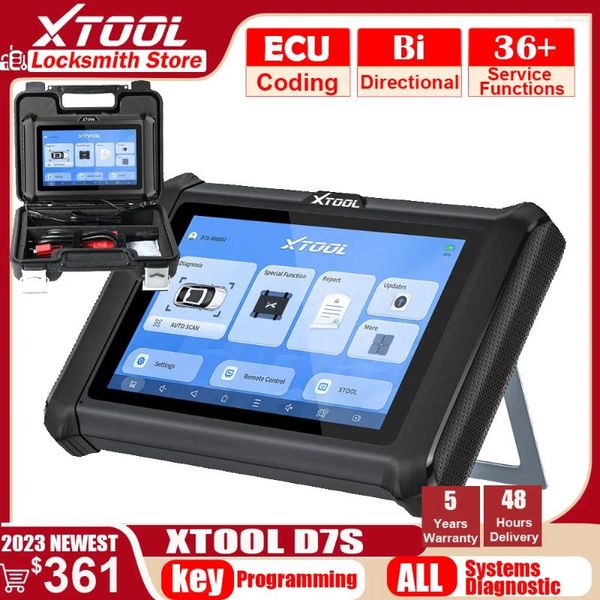 Codificación de todos los sistemas, escáner de diagnóstico, prueba activa, 36 reinicios, herramienta de programación de teclas OBD2, CAN FD DoIP actualizado de D7