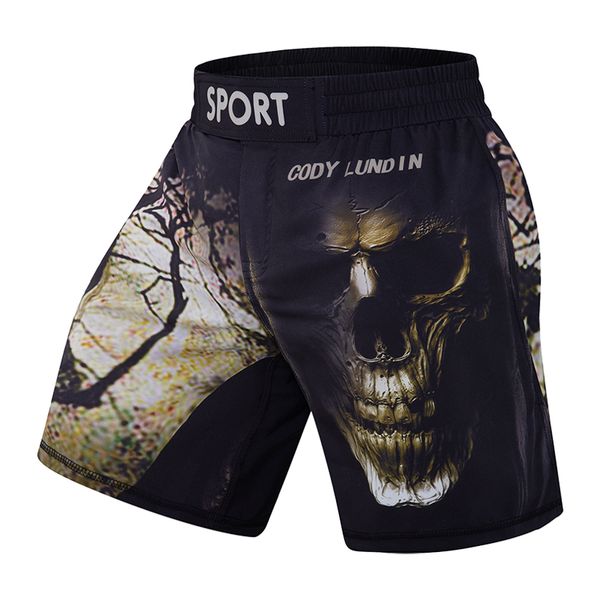 Cody Lundin New Design Training Muay Thai MMA Shorts Boxing Jujitsu Sport Running nécessaire Couleur sombre
