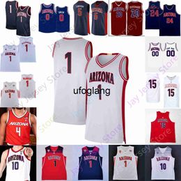 coe1 Arizona Wildcats Basketball Jersey NCAA College Oumar Ballo Kerr Kriisa Courtney Ramey Pelle Larsson Henderson Jr. Boswell Green Bibby Mannion Arenas Terry