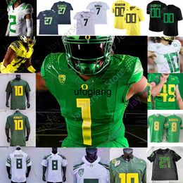 coe1 Oregon Ducks Camiseta de fútbol NCAA College Byron Cardwell DJ Johnson Keith Brown Trikweze Bridges Dont'e Thornton Chase Cota CJ Verdell Thibodeaux Sewell