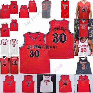 coe1 St Johns Red Storm basketbalshirt NCAA College LJ Figueroa Julian Champagnie Mullin Artest Posh Alexander Montez Mathis Stef Smith Tareq Coburn Soriano Whee