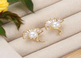 Coeufuedy boucles d'oreilles en perles véritables boucles d'oreilles en perles d'eau douce pour les femmes fête bijoux à la mode 2020 nouveau Gift8110218