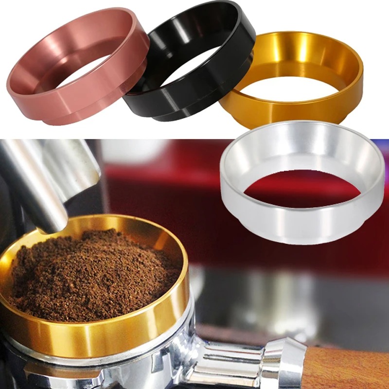 Coffee Dosing Ring Aluminum Distributor Handmade Coffee 51/53/54/58mm Coffee Accessories Coffee Tamper