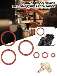 Koffiefilters 1 10 15 stks O-ringen Food Grade Siliconen Voor Saeco Saeco Odea O Afdichtring Rood VMQ Reparatiedoos Assortiment Kit 231101