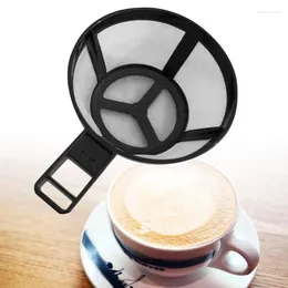 Koffie Filters 1 Stuks Herbruikbare Pot Filter Houder Nylon Mesh Mand Coffeeware Lepel Zeef Thee Brouwer EHome Keuken Accessoires