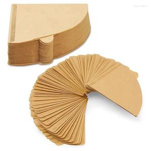 Filtres à café 400 pièces papiers 2 cônes papier 1-4 tasse filtre naturel pour cônes goutteur V60