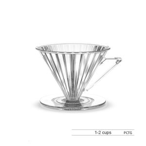 Koffiefilters DRIPPER 1 2 kopjes Giet over filterbeker Herbruikbaar apparaat Coffeeware artculos para caf Over conisch 230824
