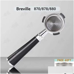 Koffiefilters Filterhouder 54 mm bodemloze portafilter voor Breville 870878 880 Espresso Hine 230706 Drop Delivery Home Garden Kitch Dhwap