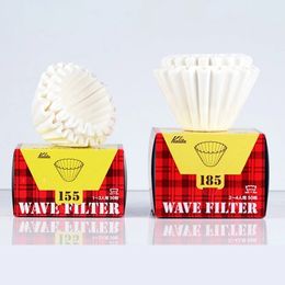 Koffiefilters kalita golfpapier 50 vellen giet meer dan 155 voor 1 tot 2 kopjes 185 2 4 cupsr 50p Hand Brew 230414