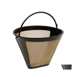 Koffiefilters herbruikbare kegelstijl Vervangingsfilter vervangt uw permanente voor Hines en Brewers1 Drop Delivery Home Garden Kitch DHMOV