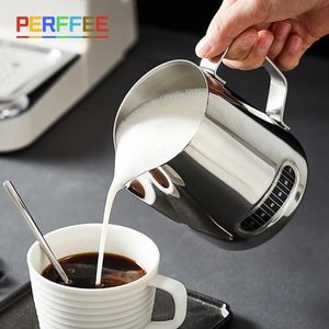 Café Latte lait mousseur pichet mousseur acier inoxydable expresso Barista Pot accessoires 240304