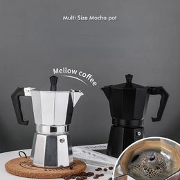 Koffiemachine espresso aluminium geiser koffiezetapparaat kettle latte fornuis klassieke koffiebarista accessoires 600 ml