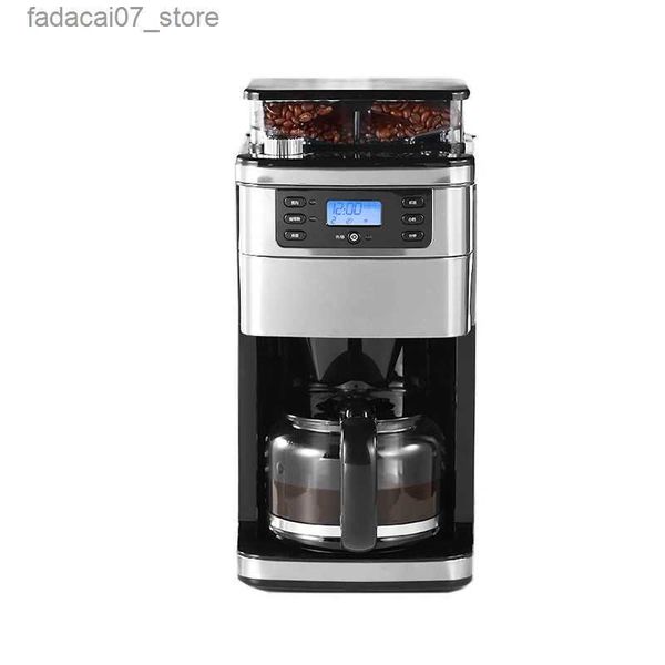 Cafeteras 220V 900W Cafetera Máquina Hogar Molinillo de frijol automático Molienda fresca Café americano Máquina de té hervida Q240218