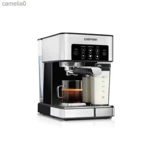 Cafetières Barista Pro Machine à expresso nouveau acier inoxydable 1.8 litres cafetière à portion unique appareil ménager L231219