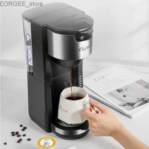 Coffee Makers Cafetera Expresco Coffee Machine Set voor American Office en Home Automatic Tea Capsule Coffee Machines Y240403