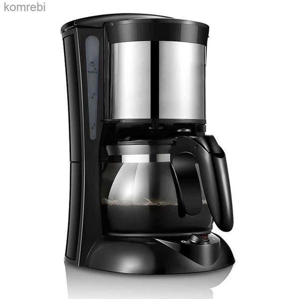 Cafetières DMWD 650ML ménage automatique goutte à goutte américain Machine à café 220V infuseur à thé électrique avec cafetière en verre pour 4-6 CupL240105