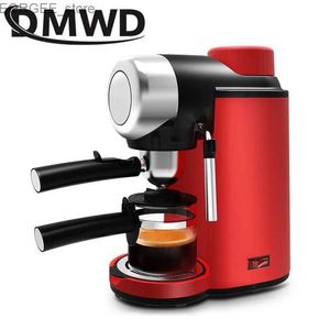 Cafeteros DMWD Máquina de espresso italiano 240ml 5bar Presión Café personal semiautomático con espuma de leche Cappuccino EU Y240403