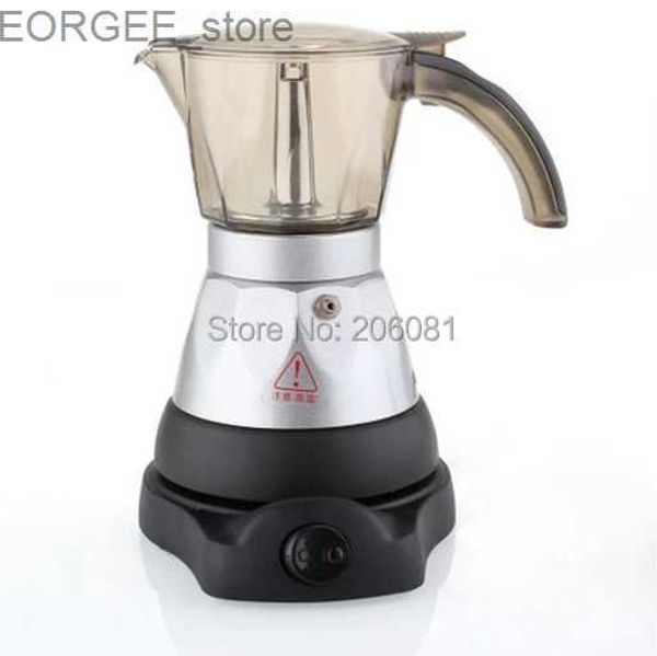 Caféarers Machine à café électrique Mocha.Machine à café Mocha à chaud 3cups Capacité 220V Fenses directes d'usine de haute qualité Y240403