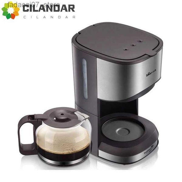 Cafeteras Hogar estilo americano extracción tipo goteo mini máquina de café 0.7L tetera botella de vidrio puede mantener caliente puede hacer té perfumado Q240218