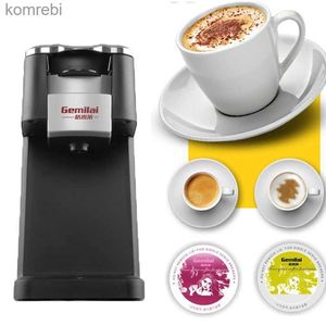 Cafeteras Máquina de café en cápsulas totalmente automática para el hogar Cafetera exprés Máquina de infusión de té Máquina de bebidas certificada Uso comercial L240105