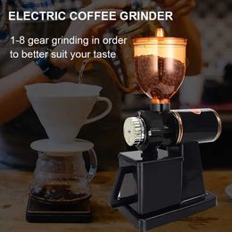 Caféristes Houselin Electric Coffee Grinder Grinder Grinder Aargeur plat 10 Réglable 2300 tr / min
