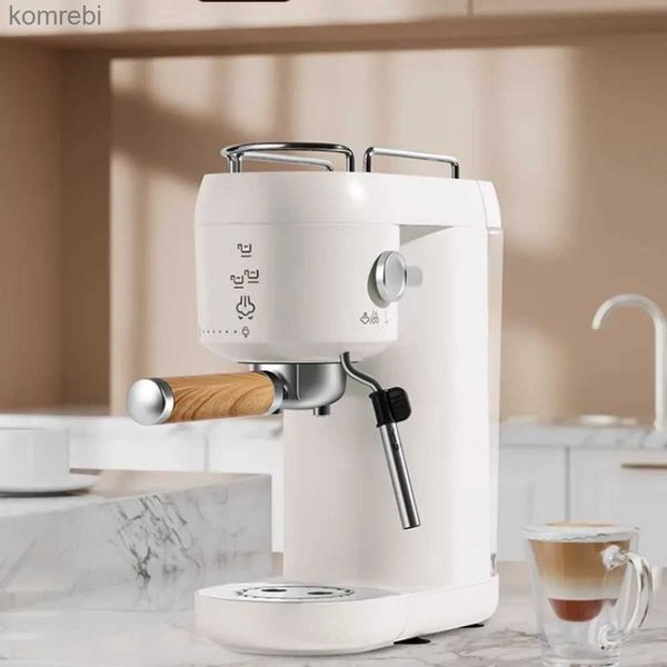 Machines à café Machines à expresso Houselin Pompe 20 bars Machine à expresso et cappuccino latte facile à utiliser pour la maison Barista Métal / Inox L240105