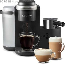 Koffiezetapparaten Keurig K-Cafe Single Serving K-Cup Coffee Latte en Cappuccino-fabrikant Black Charcoal Y240403