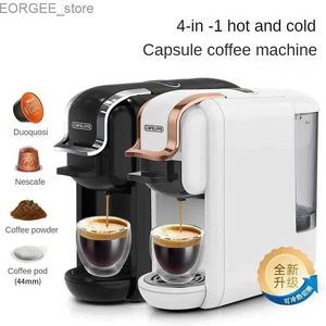 Cafeteros Mini Capsule Coffee Machine Home Hogar italiano Capsule Capsule Café Maquina de Caf Y240403