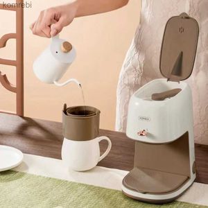 Koffiezetapparaten Mini draagbaar koffiezetapparaat en theekoken Multifunctionele druppelkoffiezetapparaat Elektrisch espressoapparaat HouseholdL240105