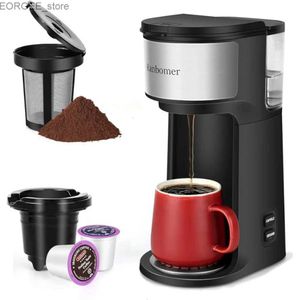 Cafetières à servir la cafetière K Cup K et la machine à café moulu 2 en 1 6 à 14 oz tailles d'infusion mini