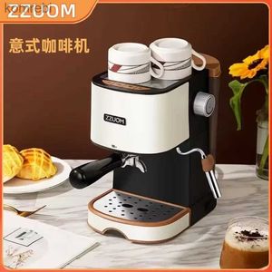 Koffiezetapparaten ZZUOM 20Bar Espressokoffiezetapparaten Klein halfautomatisch koffiezetapparaat Elektrische koffie-extractiemachine Sterke stoommelkschuimL240105