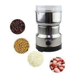 Coffee Mill 220V roestvrijstalen molen maalbonen Noten Kruidings EU -plug T200523