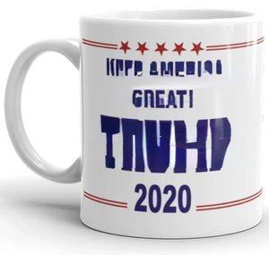 Koffiemokken Handgreep Keramische beker Cartoon Donald Water Cups Make America Great Again Keramiek Mok Groothandel