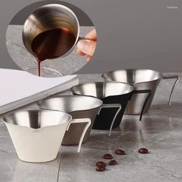 Koffie Potten 100 Ml Espresso Extractie Cup 304 Roestvrij Staal Met Schaal Verdikte Prachtige Ounce Thuis Keuken Cafe Accessoires